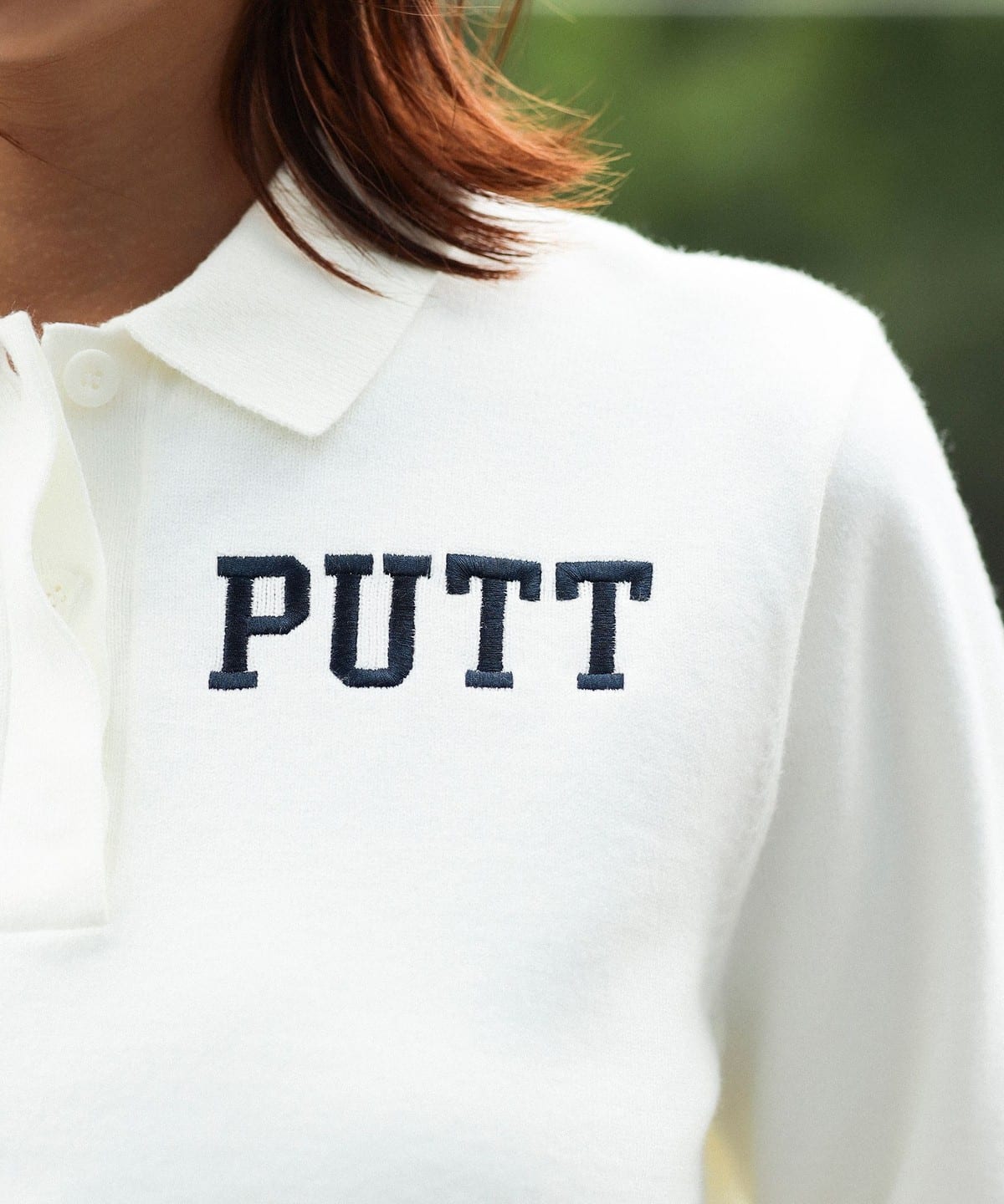 BEAMS GOLF（ビームス ゴルフ）ORANGE LABEL / PUTT ロゴ 襟付き
