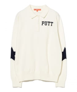 ORANGE LABEL / PUTT Logo Collared Knit Pullover