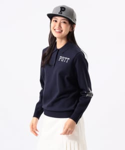 ORANGE LABEL / PUTT Logo Collared Knit Pullover