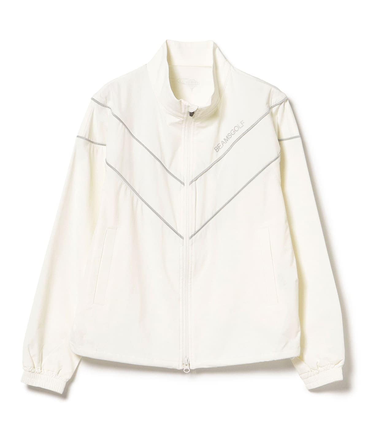 【10/2再値下げ】ORANGE LABEL / 切り替え トラックジャケット ブルゾン WOMEN WHITE S 【10/2再値下げ】ORANGE LABEL / 切り替え トラックジャケット ブルゾン WOMEN WHITE S