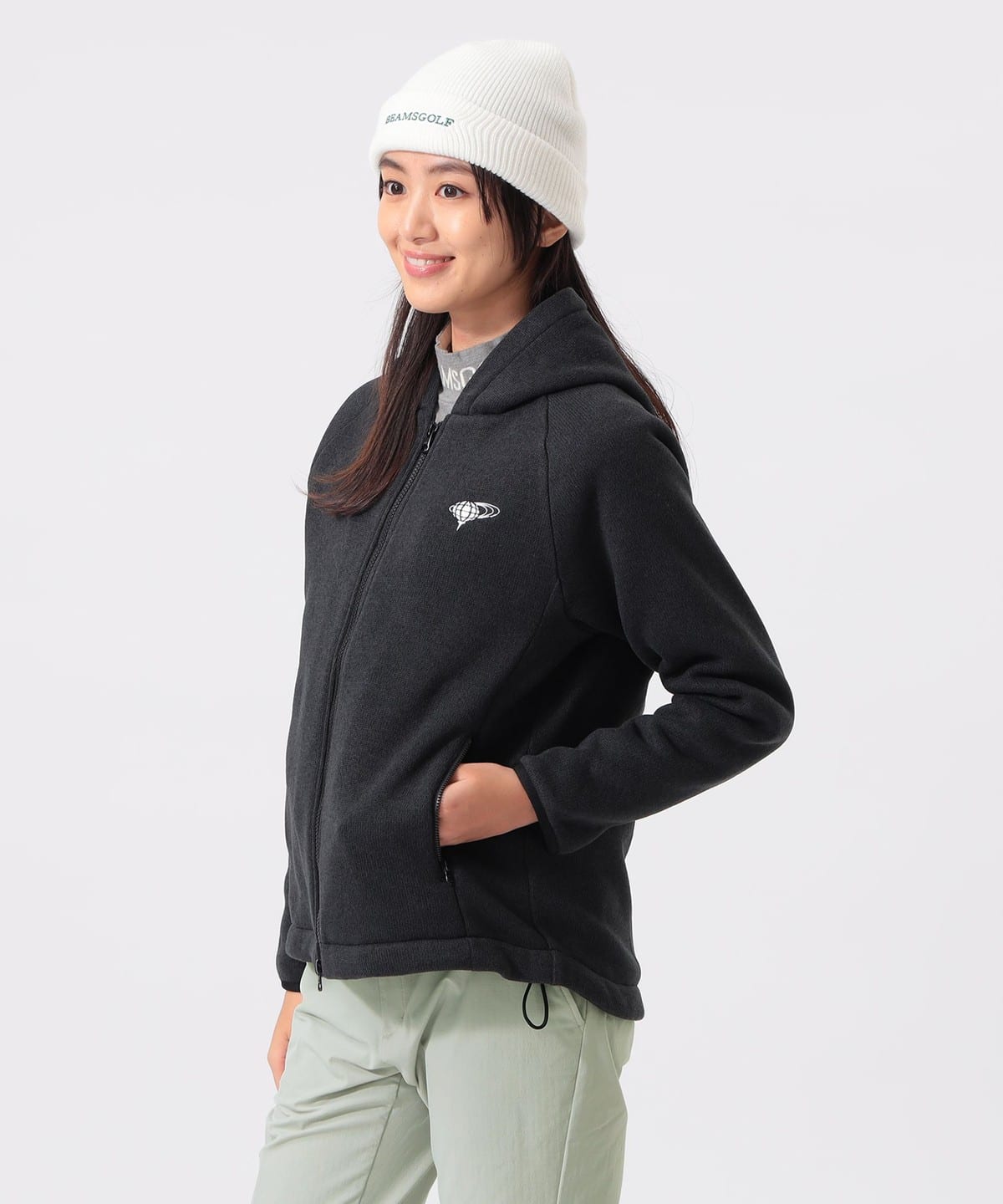 ORANGE LABEL / ポーラテック（R） ジップアップ ブルゾン ブルゾン WOMEN BLACK M