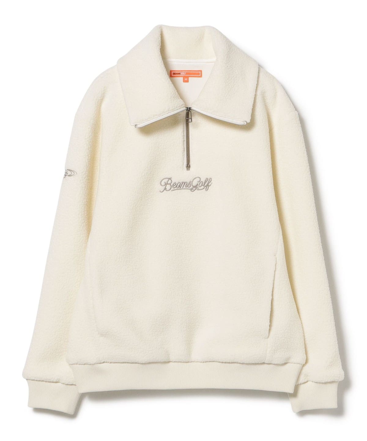 BEAMS GOLF（ビームス ゴルフ）ORANGE LABEL / ボア ハーフジップ プル