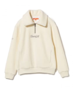ORANGE LABEL / ボア ハーフジップ プルオーバー