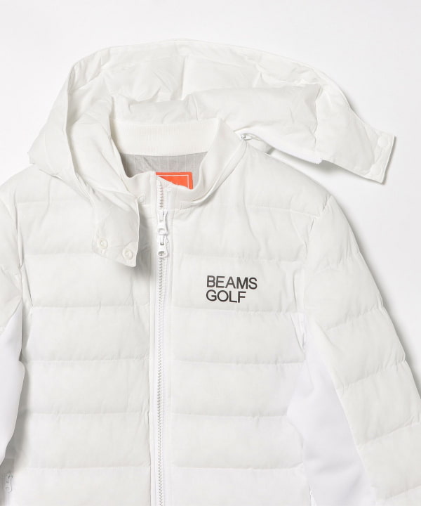 Beams Golf フード付きジャケット M 白 BEAMS GOLF（ビームス ゴルフ）ORANGE LABEL / レオフィール（R