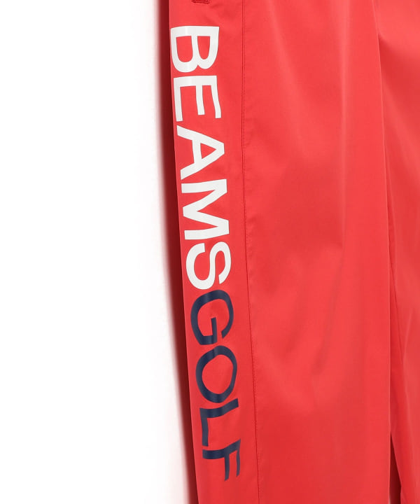 BEAMS GOLF 撥水ロゴコードパンツ