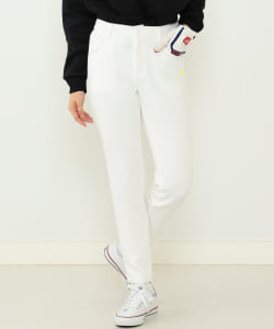〈WOMEN〉BEAMS GOLF ORANGE LABEL / ツイル ダンボールニット パンツ