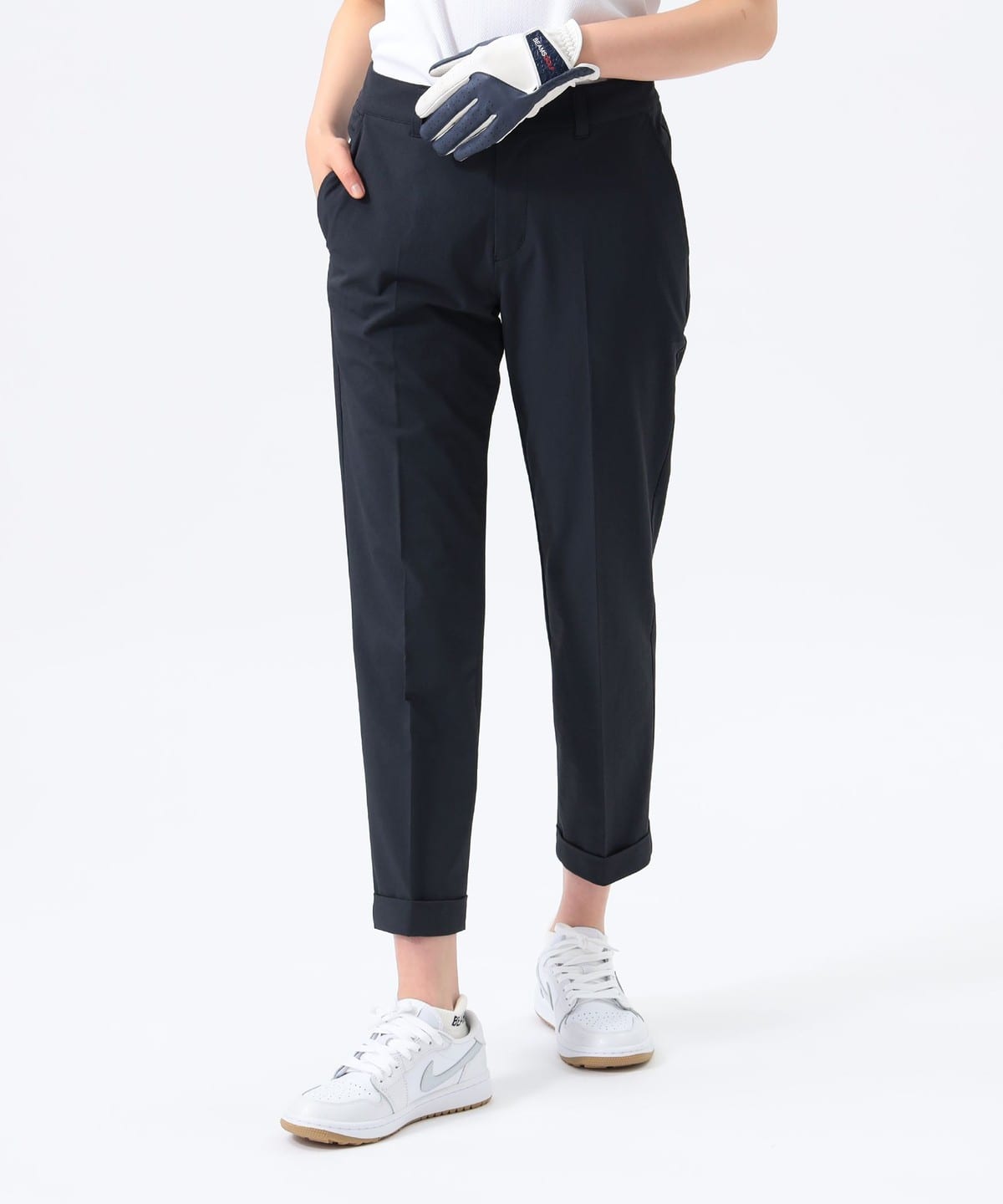ORANGE LABEL / チルドライ 裾ダブルテーパード パンツ パンツ WOMEN NAVY L ORANGE LABEL / チルドライ 裾ダブルテーパード パンツ パンツ WOMEN NAVY L