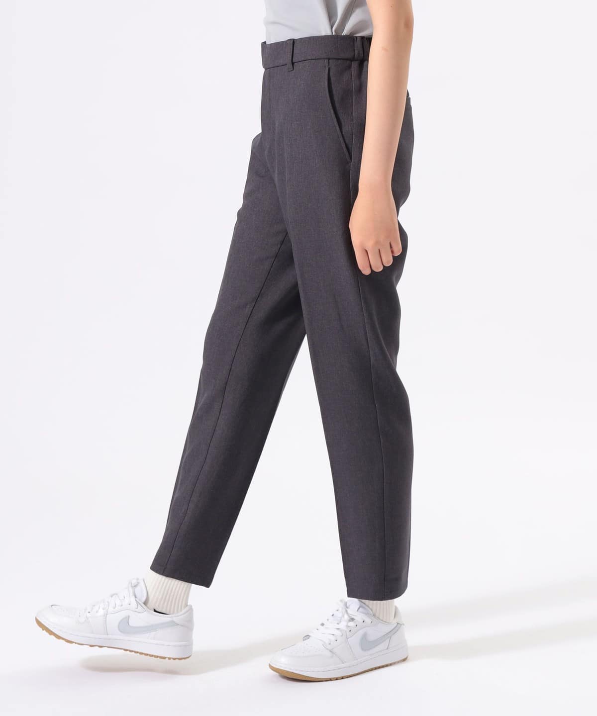 【美品】BEAMS GOLFテーパードパンツ ダークグレー ストレッチ　XL BEAMS GOLF（ビームス ゴルフ）ORANGE LABEL / ストレッチ テーパード
