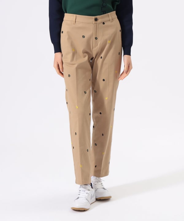 BEAMS GOLF ORANGE LABEL レディースパンツ ベージュ BEAMS GOLF（ビームス ゴルフ）〈WOMEN〉 ORANGE LABEL / US