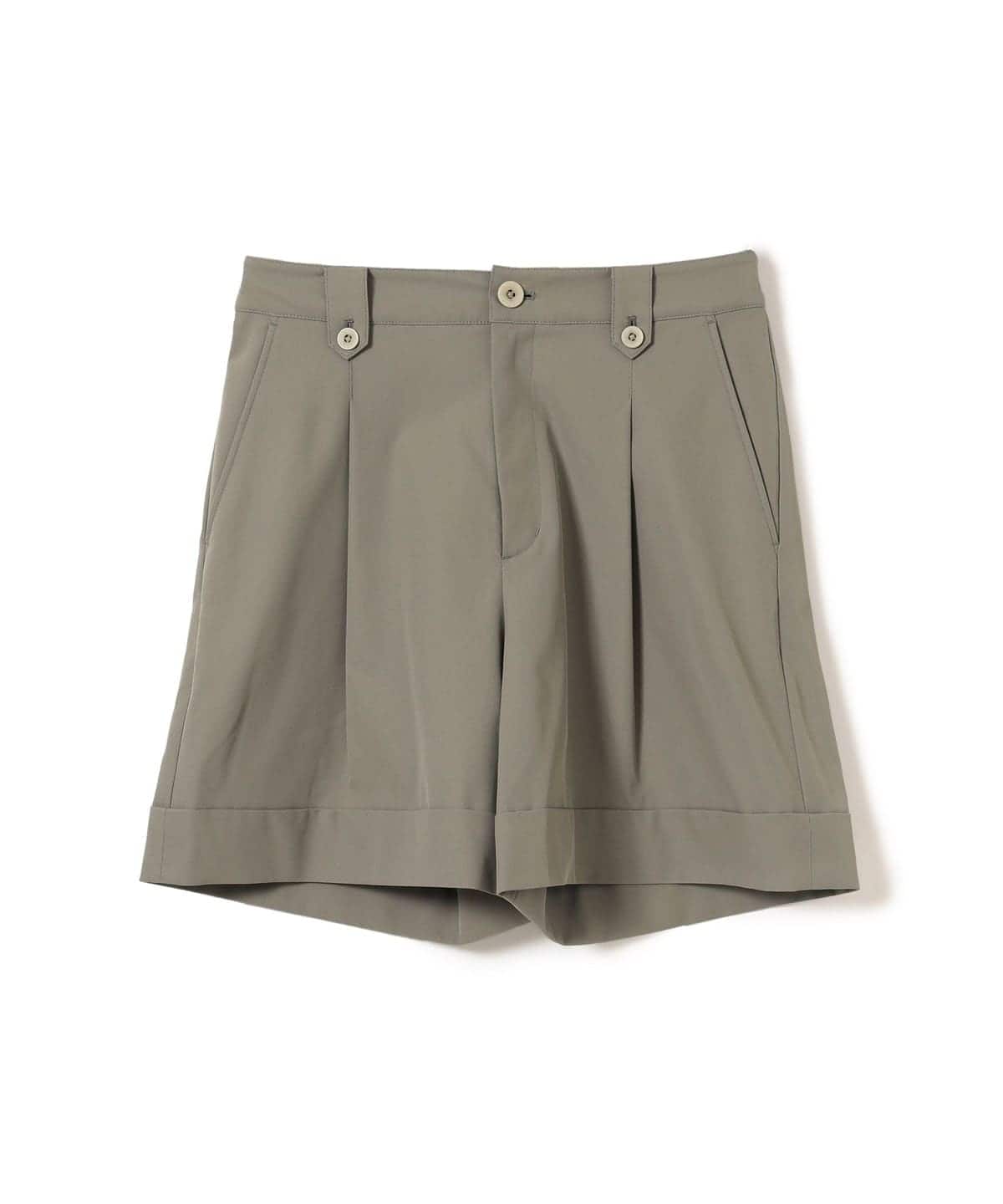 ORANGE LABEL / 撥水 タック ツイル ショートパンツ パンツ WOMEN GREY M ORANGE LABEL / 撥水 タック ツイル ショートパンツ パンツ WOMEN GREY M