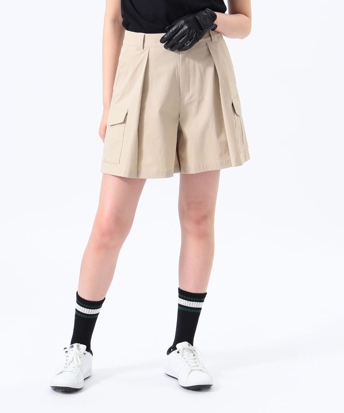 ORANGE LABEL / 撥水 カーゴ ショートパンツ パンツ WOMEN BEIGE S ORANGE LABEL / 撥水 カーゴ ショートパンツ パンツ WOMEN BEIGE S
