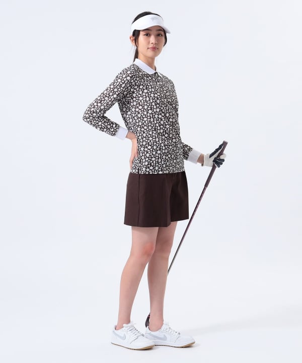 BEAMS GOLF　ツイル ショートパンツ　ダークブラウン・Lサイズ BEAMS GOLF ツイル ショートパンツ ダークブラウン・Lサイズ