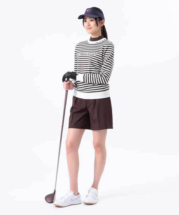BEAMS GOLF　ツイル ショートパンツ　ダークブラウン・Lサイズ BEAMS GOLF ツイル ショートパンツ ダークブラウン・Lサイズ