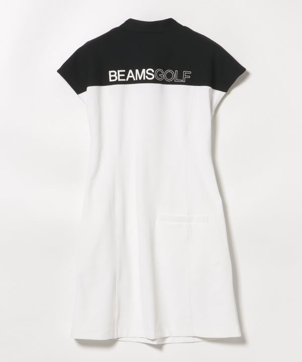 BEAMS HEART（ビームス ハート）ハーフジップ 畦編み ニット
