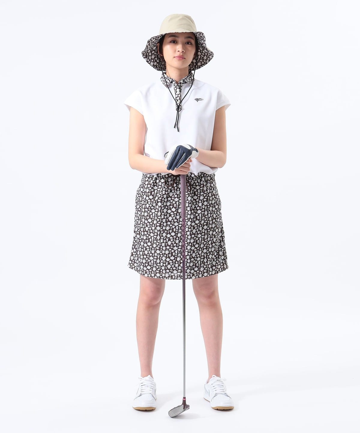 未使用美品ZOY リバティ柄ゴルフワンピース BEAMS GOLF（ビームス ゴルフ）ORANGE LABEL / 別注リバティ