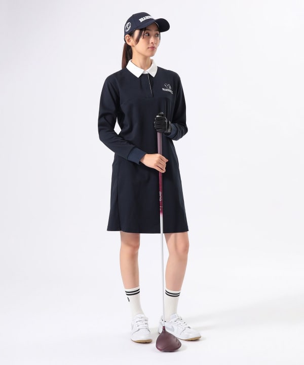 BEAMS - BEAMS GOLF ビームスゴルフ Sサイズ フリース&amp;キルティングワンピース BEAMS GOLF（ビームス ゴルフ）ORANGE LABEL / リスロゴ