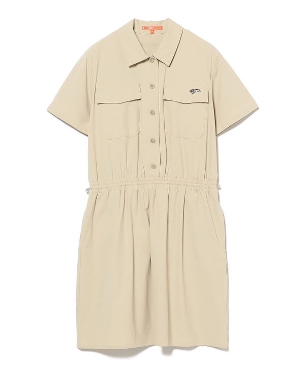 ORANGE LABEL / ストレッチ シャツワンピース（撥水・接触冷感）
