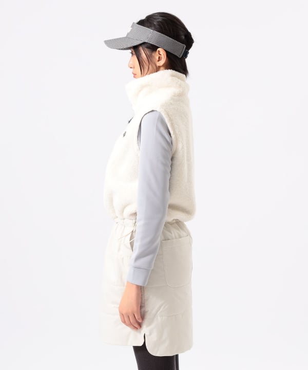 ORANGE LABEL / ボア×中綿 コンビワンピース Model：H170 B74 W60 H86　Size：M