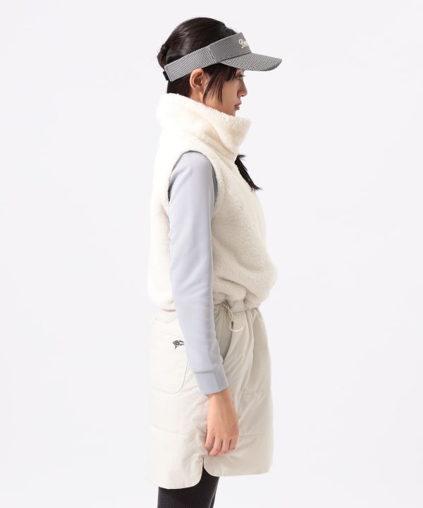 ORANGE LABEL / ボア×中綿 コンビワンピース Model：H170 B74 W60 H86　Size：M