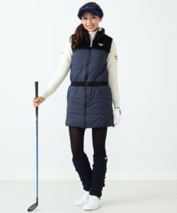 BEAMS GOLF ORANGE LABEL / ボア×中綿 ワンピース
