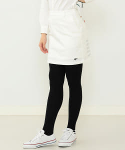 BEAMS GOLF ORANGE LABEL / 裏地付き メッセージロゴ スカート