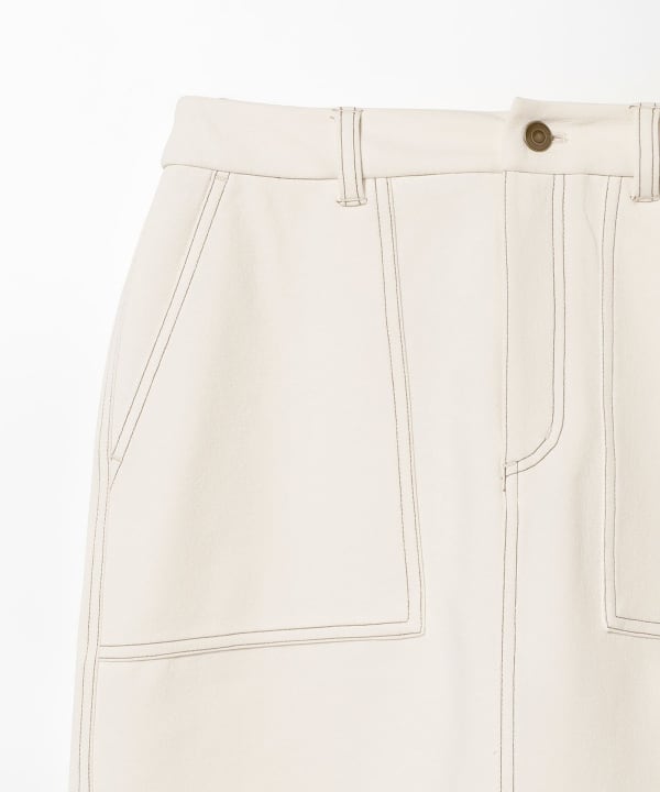 BEAMS GOLF ORANGE LABEサイドロゴ ジップポケット スカート
