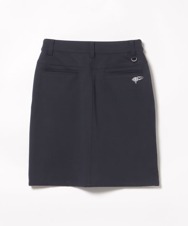 新品　BEAMS GOLF レディース　スカート　S ビームスゴルフ BE ピンストライプ柄ストレッチスカート