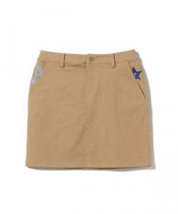 〈WOMEN〉BEAMS GOLF ORANGE LABEL / スターフラッグロゴ ツアー ストレッチスカート 2022SS