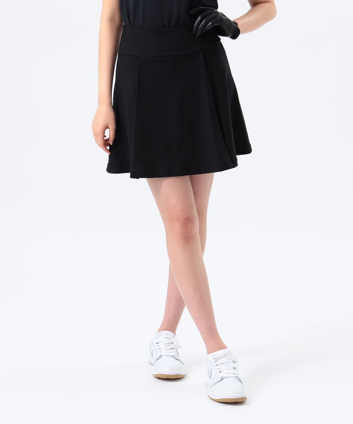 ORANGE LABEL / インナー付き ストレッチ タックスカート【UV・STRETCH】 スカート WOMEN BLACK M ORANGE LABEL / インナー付き ストレッチ タックスカート【UV・STRETCH】 スカート WOMEN BLACK M