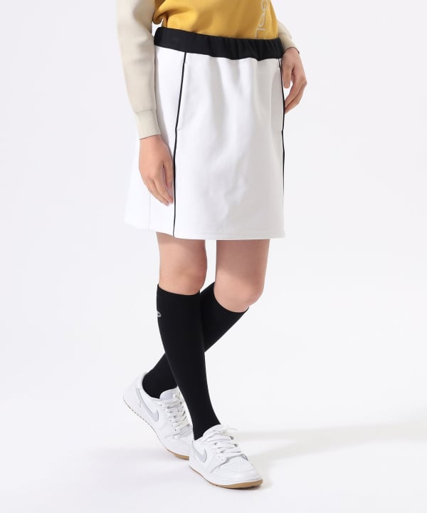 BEAMS GOLF ストレッチホワイトスカート BEAMS GOLF ビームスゴルフ ストレッチ キュロットスカート