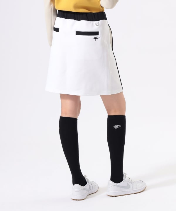 極美品★ビームスゴルフ★スカート★花★ホワイト★M BEAMS GOLF（ビームス ゴルフ）ORANGE LABEL / ダンボール