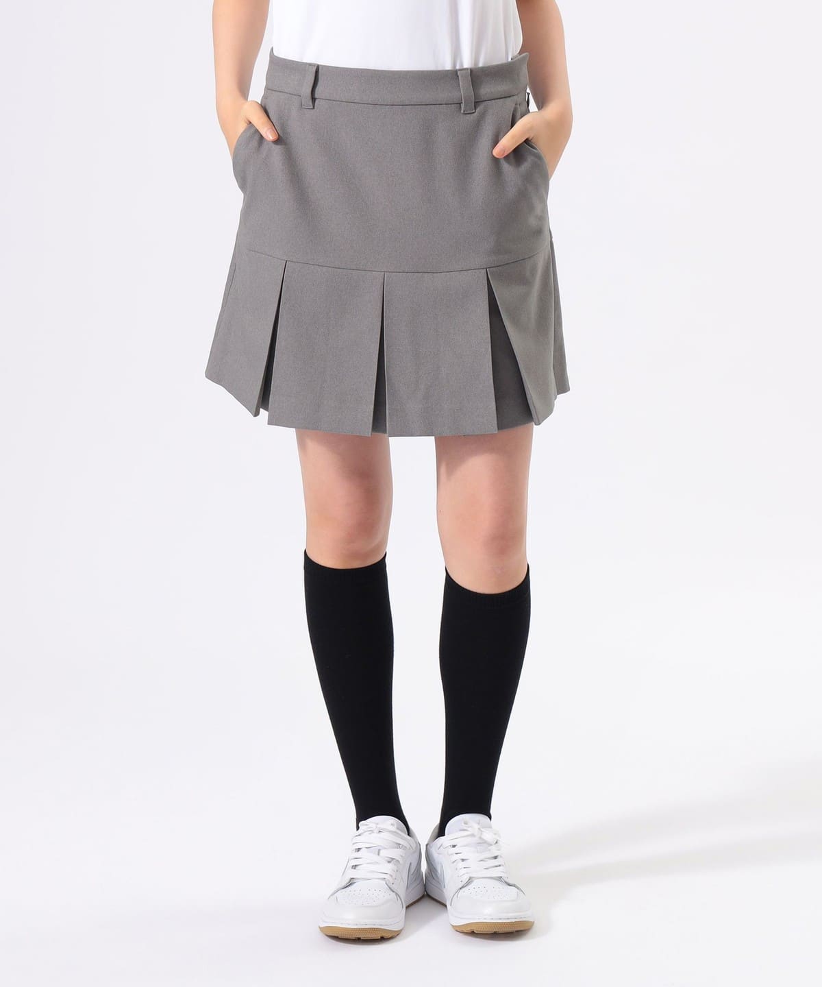 BEAMS GOLF ORANGE LABEL ビームス ゴルフ オレンジ レーベル / タックプリーツ スカート【STRETCH】 スカート WOMEN GREY L BEAMS GOLF ORANGE LABEL ビームス ゴルフ オレンジ レーベル / タックプリーツ スカート【STRETCH】 スカート WOMEN GREY L