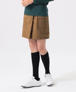 ORANGE LABEL / 起毛ストレッチ メッシュライニング スカート（撥水）