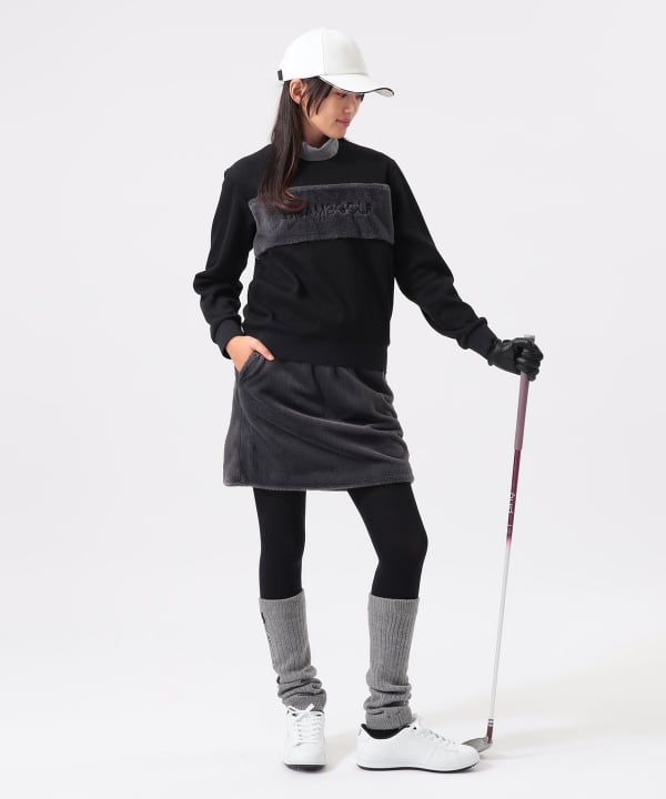BEAMS GOLF セットアップ　スカートリバーシブル　ファー　ゴルフウェア BEAMS GOLF セットアップ スカートリバーシブル ファー ゴルフ