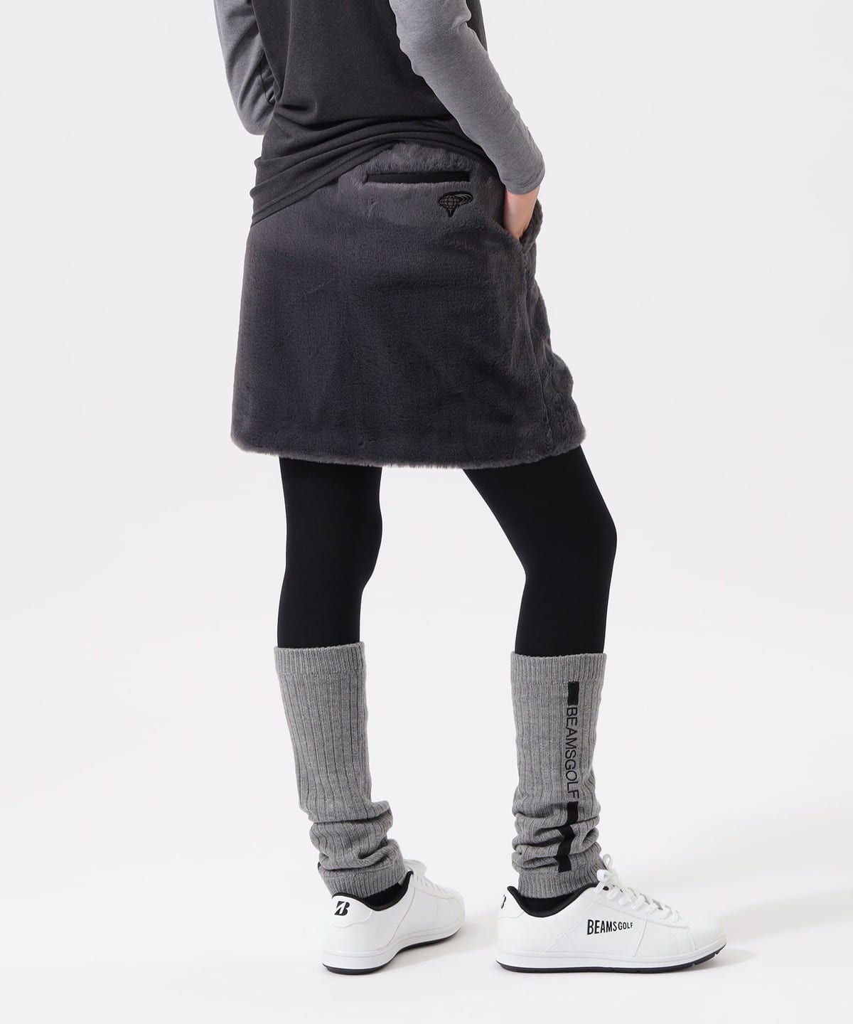 CPG GOLF フェイクファースカート BEAMS GOLF（ビームス ゴルフ）ORANGE LABEL / フェイクファー