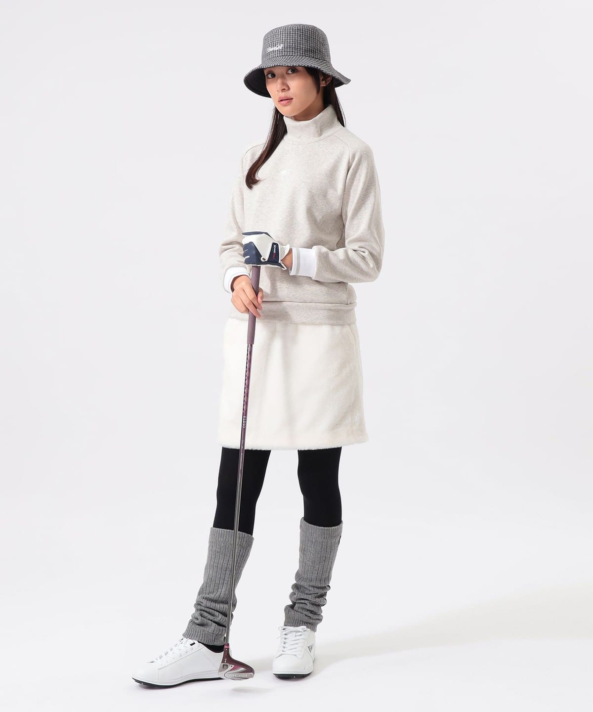 極美品★ビームスゴルフ★スカート★花★ホワイト★M 83270158803_C_1.jpg