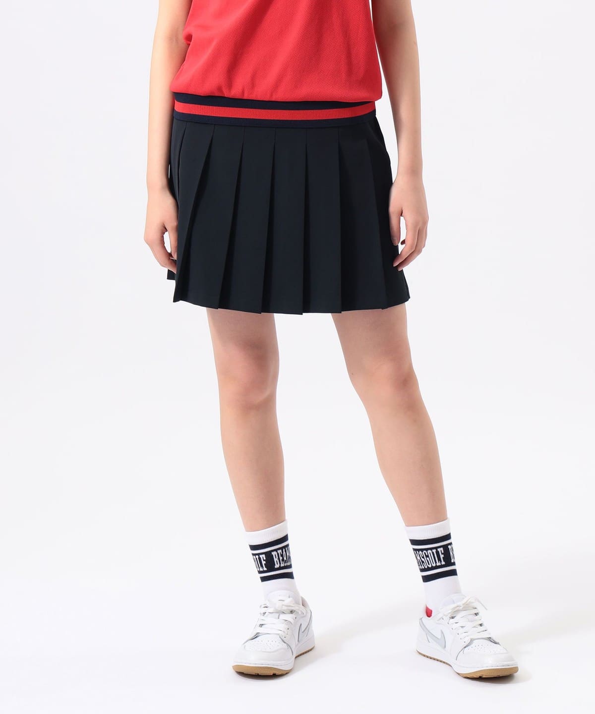 ビームスゴルフ　プリーツスカート BEAMS GOLF（ビームス ゴルフ）ORANGE LABEL / ストレッチ プリーツ