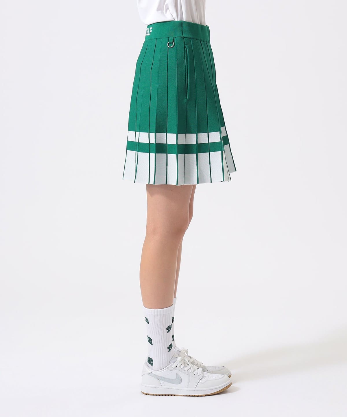 BEAMS GOLF（ビームス ゴルフ）ORANGE LABEL / プリーツ風 ニット