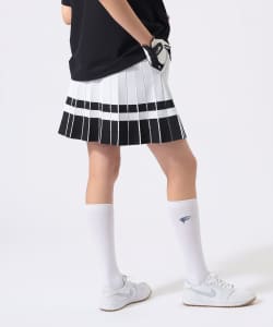 ORANGE LABEL / ニット プリーツ風 スカート