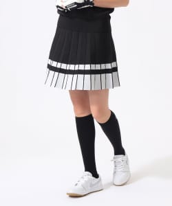 ORANGE LABEL / ニット プリーツ風 スカート