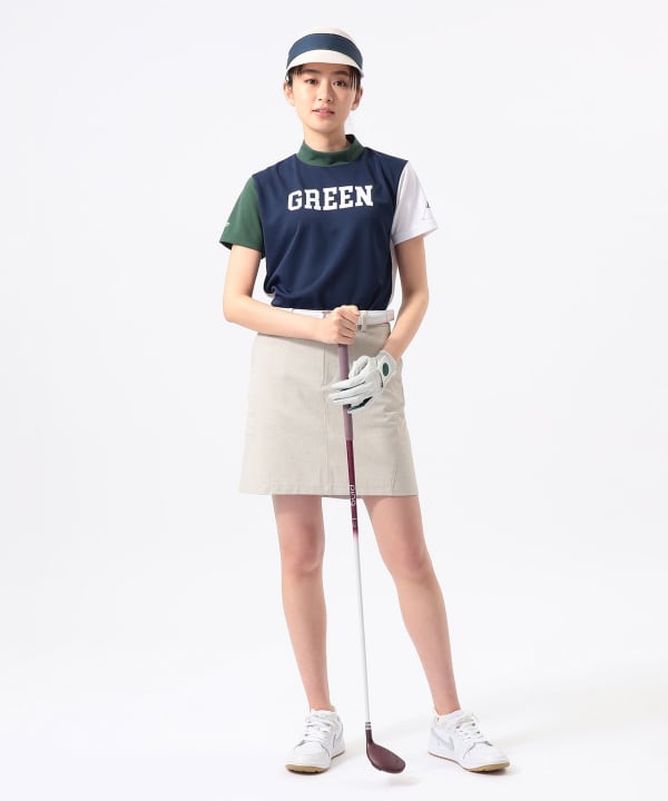 新品☆BEAMS GOLF UVカットストレッチゴルフスカート Lサイズ BEAMS GOLF（ビームス ゴルフ）ORANGE LABEL / ストレッチ プリーツ
