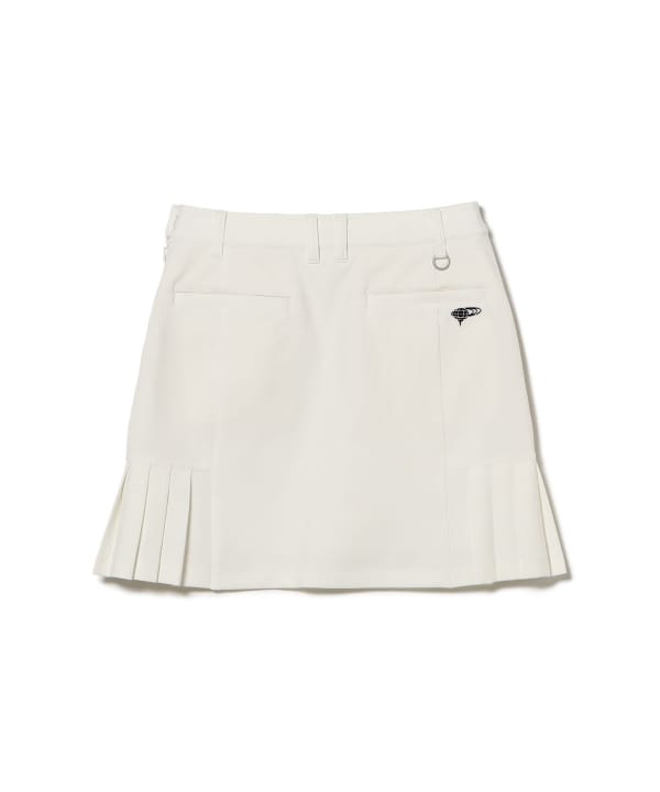 ORANGE LABEL / ストレッチ サイドプリーツ スカート