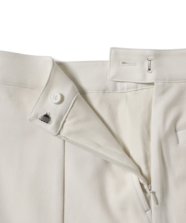 ORANGE LABEL / ストレッチ サイドプリーツ スカート
