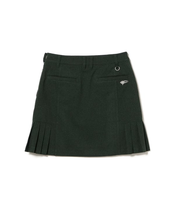 ORANGE LABEL / ストレッチ サイドプリーツ スカート