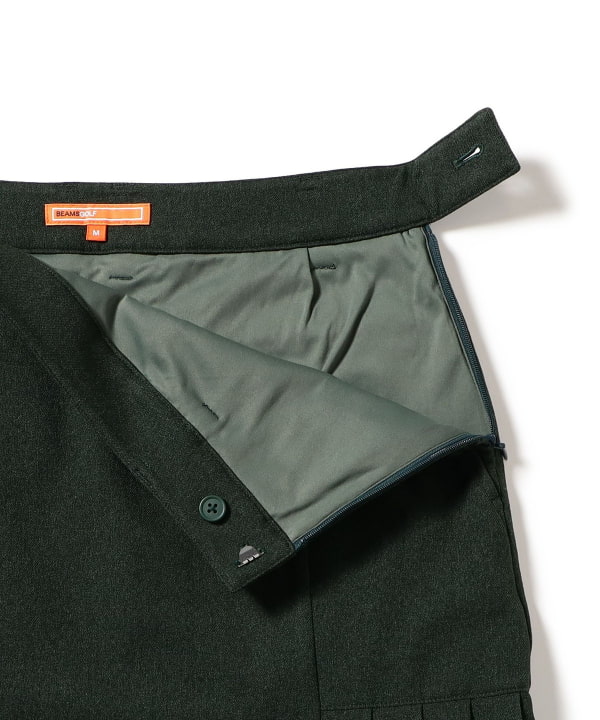 ORANGE LABEL / ストレッチ サイドプリーツ スカート