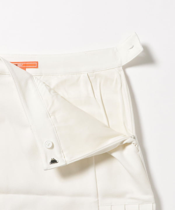 ORANGE LABEL / ストレッチ サイドプリーツ スカート