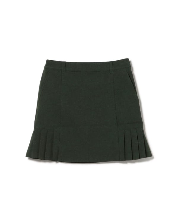 ORANGE LABEL / ストレッチ サイドプリーツ スカート
