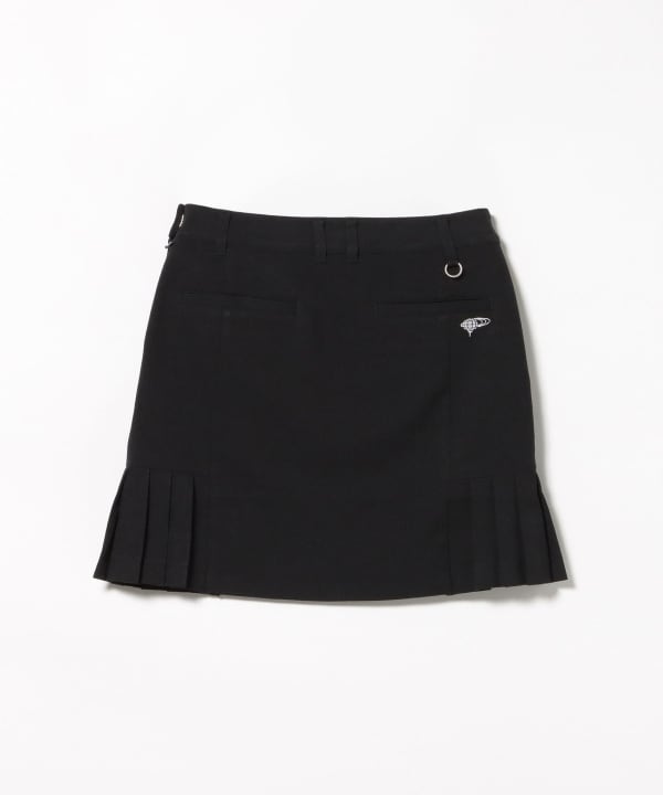 ORANGE LABEL / ストレッチ サイドプリーツ スカート