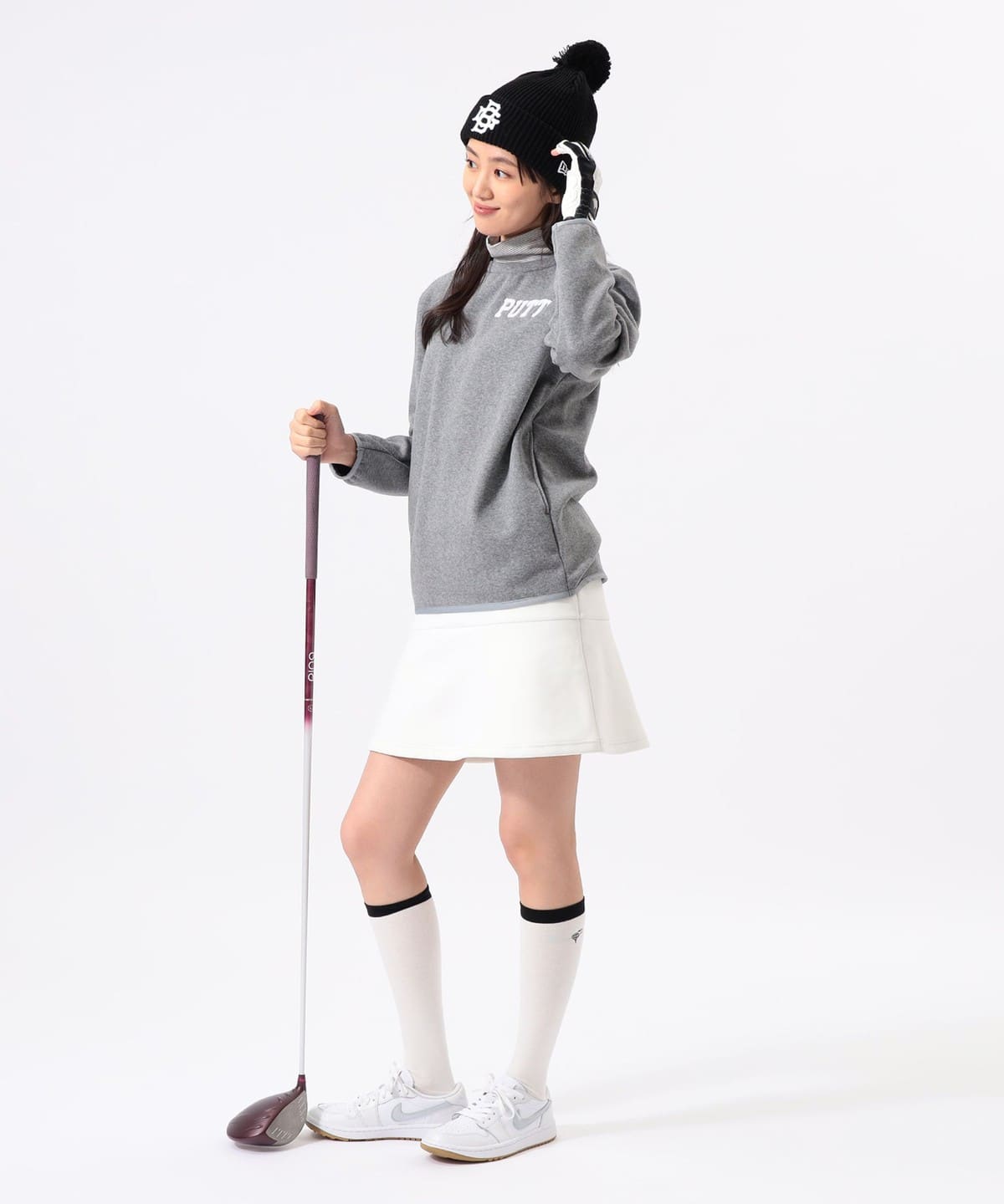 【美品】BEAMS GOLF 定価4.4万 セットアップ パーカー スカート BEAMS GOLF（ビームス ゴルフ）ORANGE LABEL / インナー付き フレア