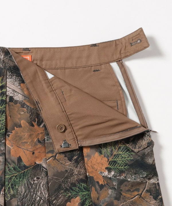ORANGE LABEL / Stretch Tree Camo Tuck Skirt (Cooling Fabric)